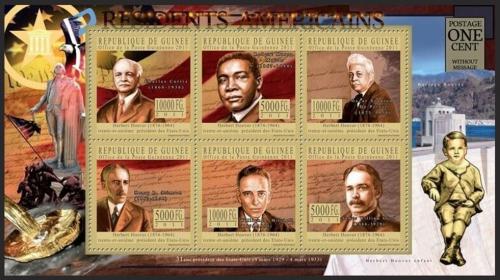 Poštové známky Guinea 2011 Herbert Hoover, 31. US prezident Mi# 8164-69 Kat 25€