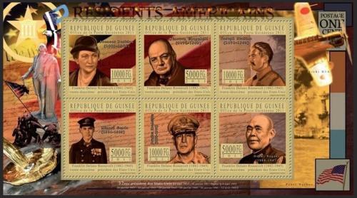 Poštové známky Guinea 2011 Franklin D. Roosevelt, 32. US prezident Mi# 8170-75 25€