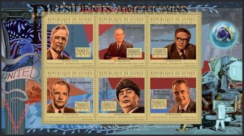 Poštové známky Guinea 2011 Richard Nixon, 37. US prezident Mi# 8200-05 Kat 25€
