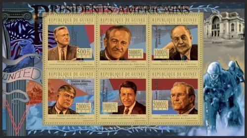 Poštové známky Guinea 2011 Gerald Ford, 38. US prezident Mi# 8206-11 Kat 25€