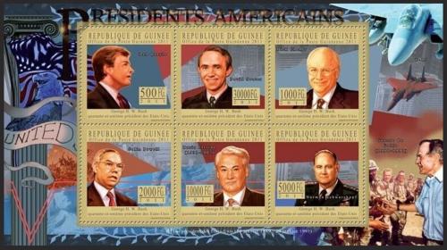 Poštové známky Guinea 2011 George Bush, 41. US prezident Mi# 8224-29 Kat 18€