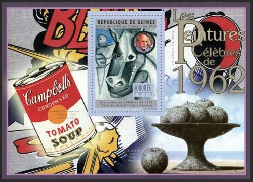 Poštová známka Guinea 2012 Umenie Mi# Block 2160 Kat 16€