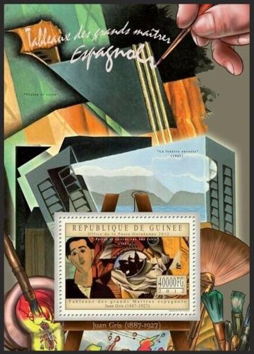 Poštová známka Guinea 2012 Umenie, Juan Gris Mi# Block 2198 Kat 16€