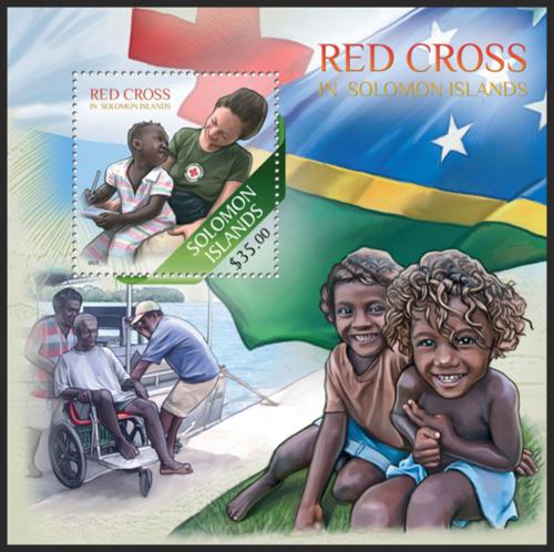 Poštová známka Šalamúnove ostrovy 2013 Èervený kríž Mi# Block 199 Kat 12€