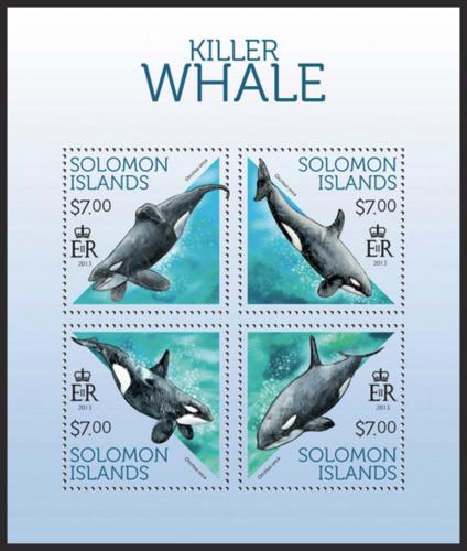 Poštové známky Šalamúnove ostrovy 2013 Kosatky Mi# 2172-75 Kat 9.50€