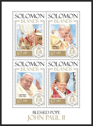 Potov znmky alamnove ostrovy 2013 Pape Jan Pavel II. Mi# 2282-85 Kat 9.50 - zvi obrzok