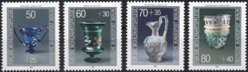 Poštové známky Západný Berlín 1986 Umenie, sklo Mi# 765-68 Kat 7.50€