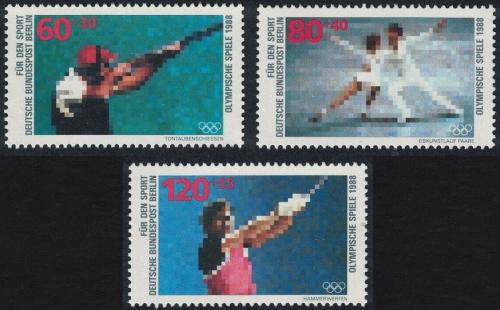 Poštové známky Západný Berlín 1988 Športy Mi# 801-03 Kat 6€