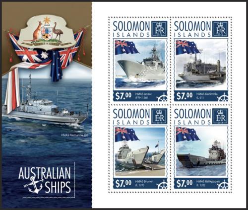 Potov znmky alamnove ostrovy 2014 Australsk lode Mi# 2847-50 Kat 9.50
