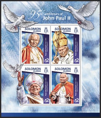 Potov znmky alamnove ostrovy 2015 Pape Jan Pavel II. Mi# 3047-50 Kat 17