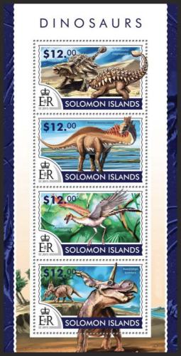 Potov znmky alamnove ostrovy 2015 Dinosaury Mi# 3197-3200 Kat 17