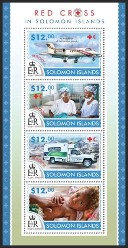 Poštové známky Šalamúnove ostrovy 2015 Èervený kríž Mi# 3247-50 Kat 17€