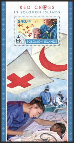 Poštová známka Šalamúnove ostrovy 2015 Èervený kríž Mi# Block 431 Kat 14€