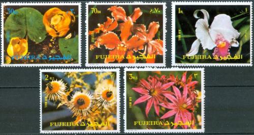 Potov znmky Fudajra 1972 Kvety Mi# 1332-36 - zvi obrzok