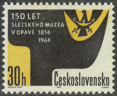 Potov znmka eskoslovensko 1964 Slezsk mzeum v Opav, 150. vroie Mi# 1478 - zvi obrzok