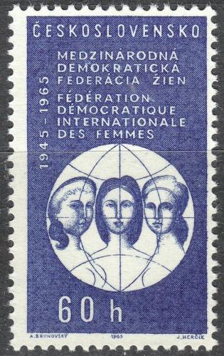 Potov znmka eskoslovensko 1965 Mezinrodn demokratick federace en Mi# 1552