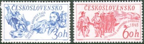 Potov znmky eskoslovensko 1968 Slovensk vroie Mi# 1814-15 - zvi obrzok