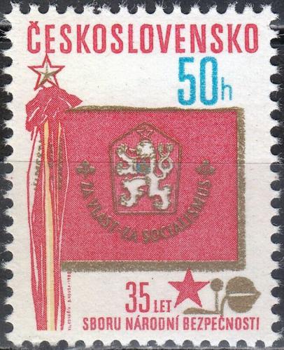 Potov znmka eskoslovensko 1980 SNB, 30. vroie Mi# 2564