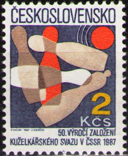 Potov znmkaeskoslovensko 1987 Kuelksk svaz, 50. vroie Mi# 2896