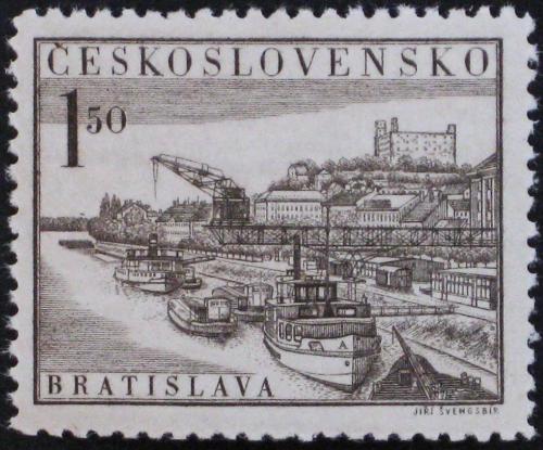 Potov znmka eskoslovensko 1952 Bratislava Mi# 765