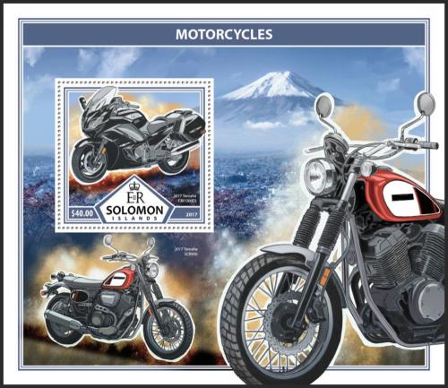 Potov znmka alamnove ostrovy 2017 Motocykle Mi# Block 660 Kat 12 - zvi obrzok