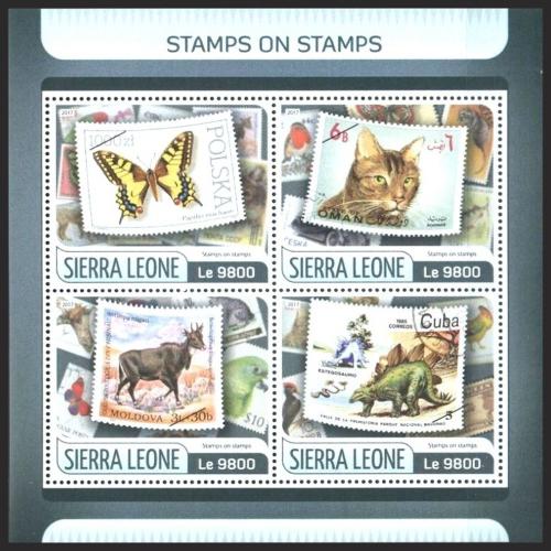 Potov znmky Sierra Leone 2017 Fauna na znmkch Mi# 8540-43 Kat 11