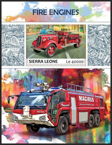 Potov znmky Sierra Leone 2017 Hasisk aut Mi# Block 1266 Kat 11 - zvi obrzok