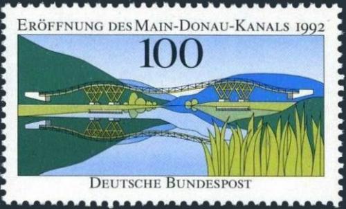 Potov znmka Nemecko 1992 Kanl Main-Donau Mi# 1630