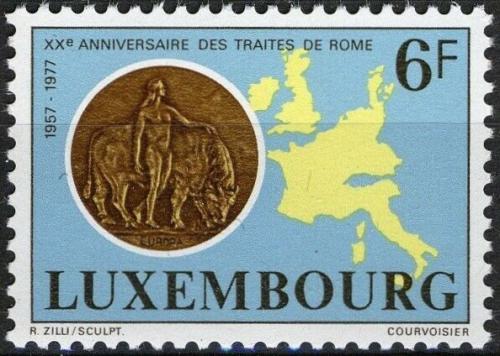 Potovn znmka Lucembursko 1977 msk smlouvy, 20. vro Mi# 956