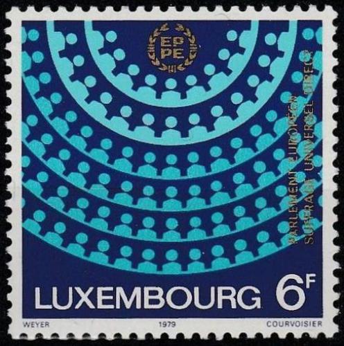 Potov znmka Luxembursko 1979 Evropsk parlament Mi# 993 - zvi obrzok