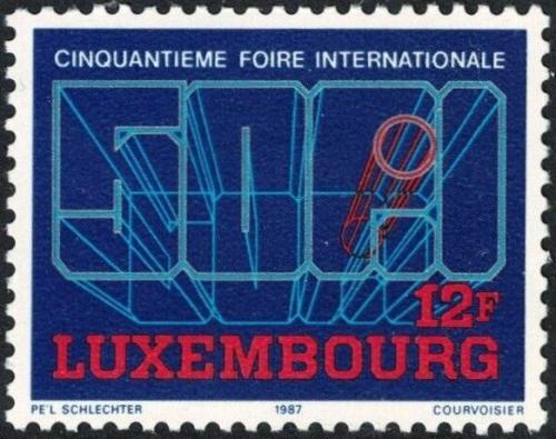 Potov znmka Luxembursko 1987 Mezinrodn vetrh v Lucemburku Mi# 1172 - zvi obrzok