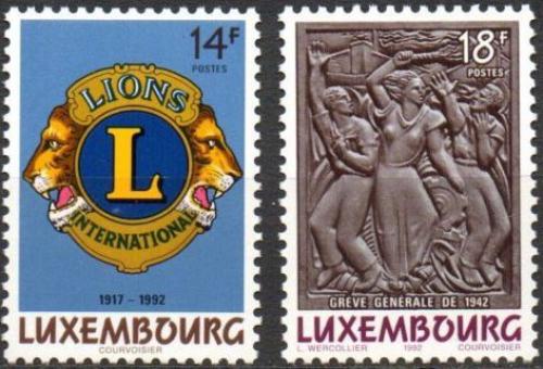 Potov znmky Luxembursko 1992 Vro Mi# 1295-96
