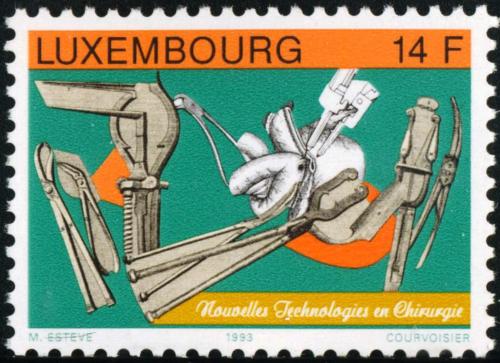 Potov znmka Luxembursko 1993 Nov technologie v chirurgii Mi# 1323