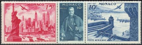 Potov znmky Monako 1947 Kne Ludvk II. Mi# 331,335-36 Kat 16 - zvi obrzok