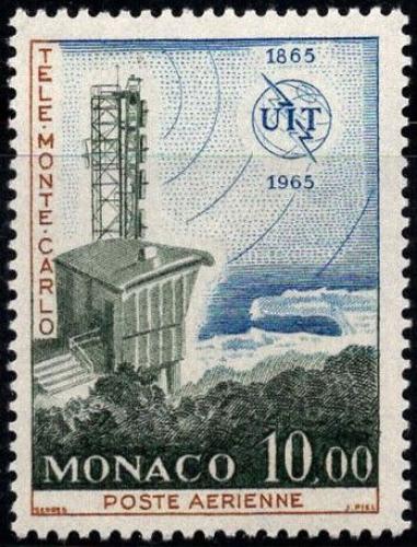 Potov znmka Monako 1965 Televizn vysla Tl-Monte-Carlo Mi# 809