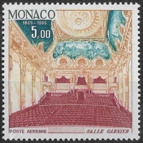 Potov znmka Monako 1966 Opern sl v Monte Carlo Mi# 836 - zvi obrzok