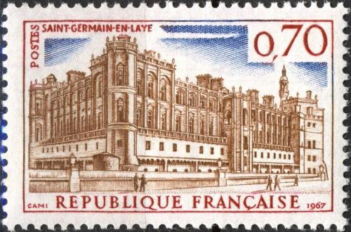 Potov znmka Franczsko 1967 Zmek Saint-Germain-en-Laye Mi# 1587