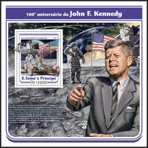Potovn znmka Svat Tom 2017 John F. Kennedy Mi# Block 1269 Kat 12