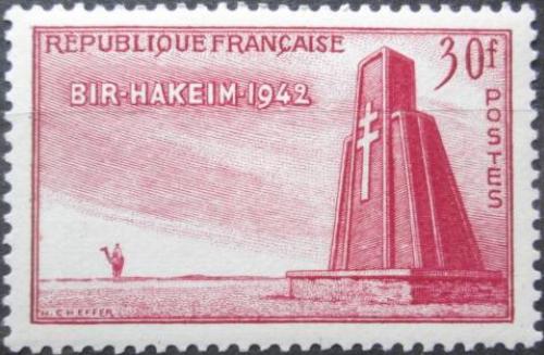 Potov znmka Franczsko 1952 Pamtnk u Bir-Hakeim Mi# 943