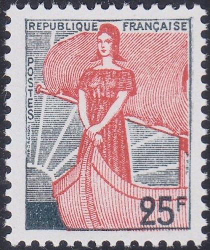 Potov znmka Franczsko 1959 Povodn ve Frjus Mi# 1259