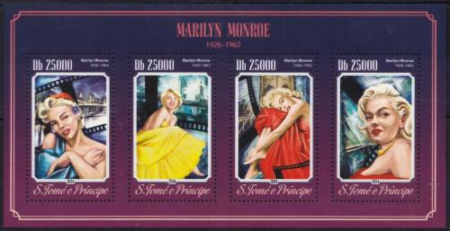 Potov znmky Svt Tom 2014 Marilyn Monroe Mi# 5950-53 Kat 10