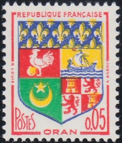 Potov znmka Franczsko 1960 Znak Oran Mi# 1321 - zvi obrzok