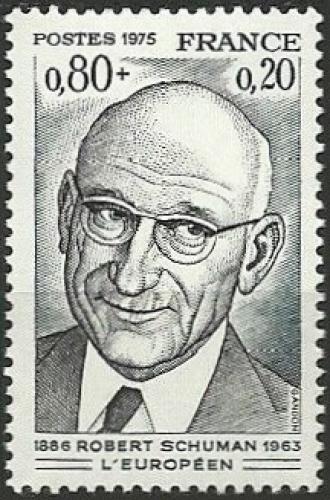 Potov znmka Franczsko 1975 Robert Schuman, politik Mi# 1918 - zvi obrzok