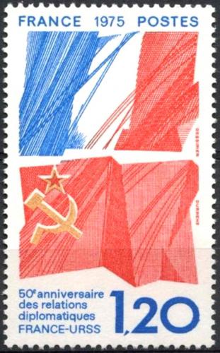 Potov znmka Franczsko 1975 Diplomatick vztahy se SSSR, 50. vroie Mi# 1941