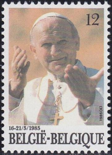 Potov znmka Belgicko 1985 Pape Jan Pavel II. Mi# 2218