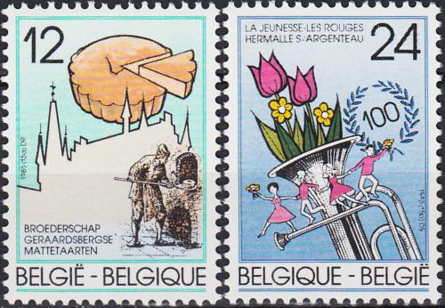 Potov znmky Belgicko 1985 Folklr Mi# 2236-37 - zvi obrzok