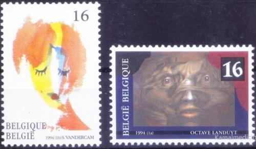 Potov znmky Belgicko 1994 Umenie Mi# 2588-89