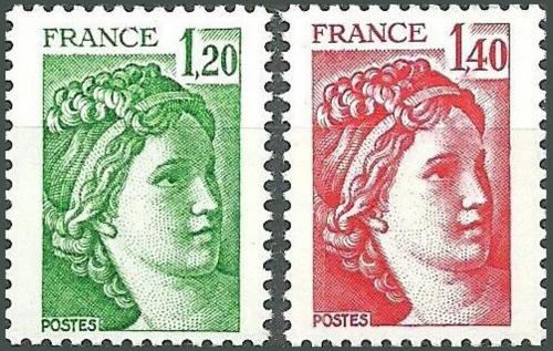 Potov znmky Franczsko 1980 Marianne Mi# 2215-16 A - zvi obrzok
