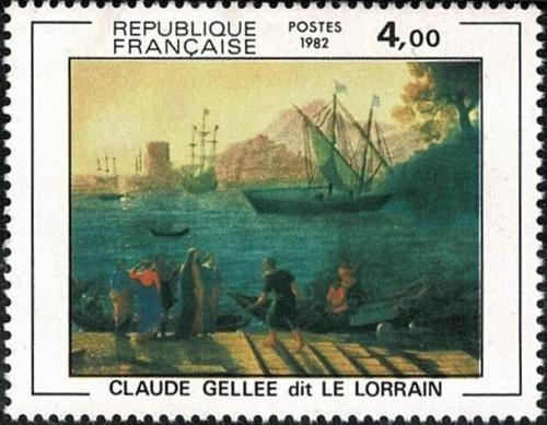 Potov znmka Franczsko 1982 Umenie, Claude Gelle Mi# 2345