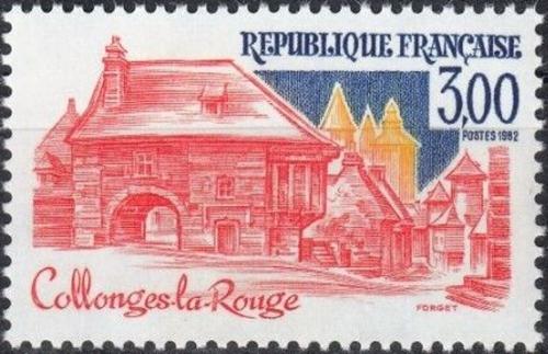 Potov znmka Franczsko 1982 Collonges-la-Rouge Mi# 2348 - zvi obrzok
